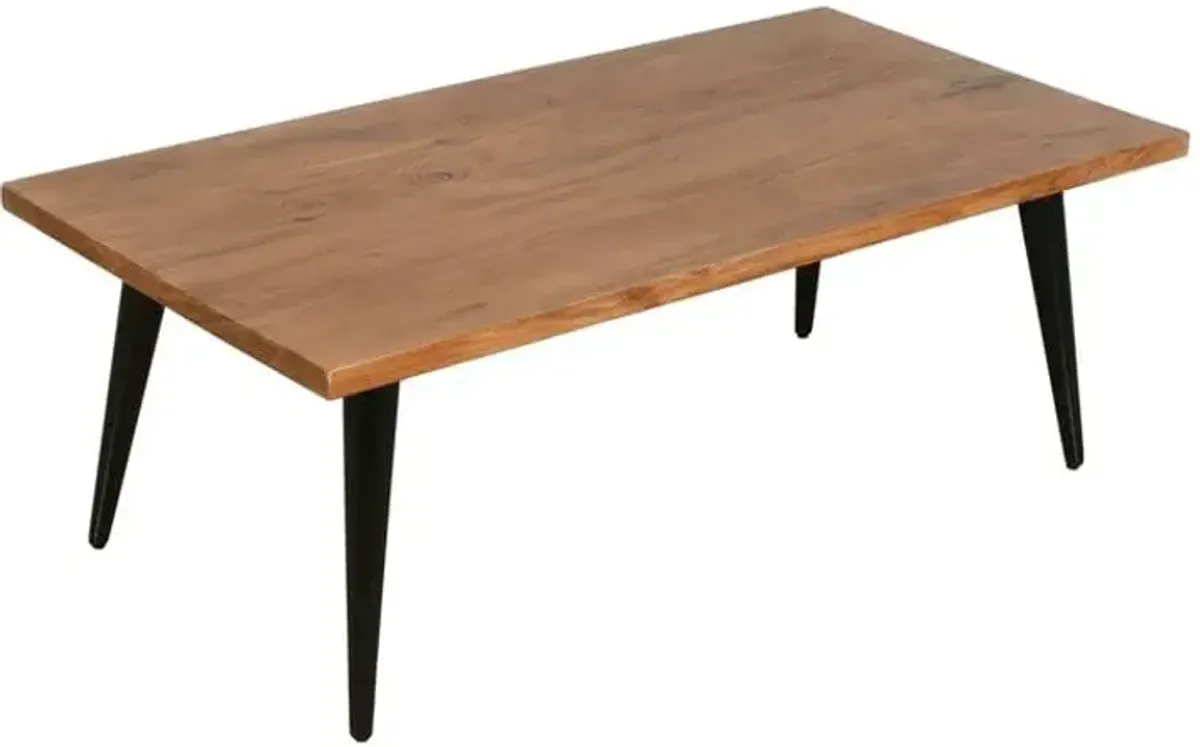 Prelude Suede Rectangle Cocktail Table