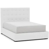 Abby Full Upholstered Bed in Grey / Tech Pebble