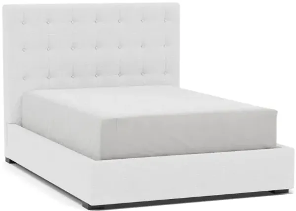 Abby Full Upholstered Bed in Tech Pebble