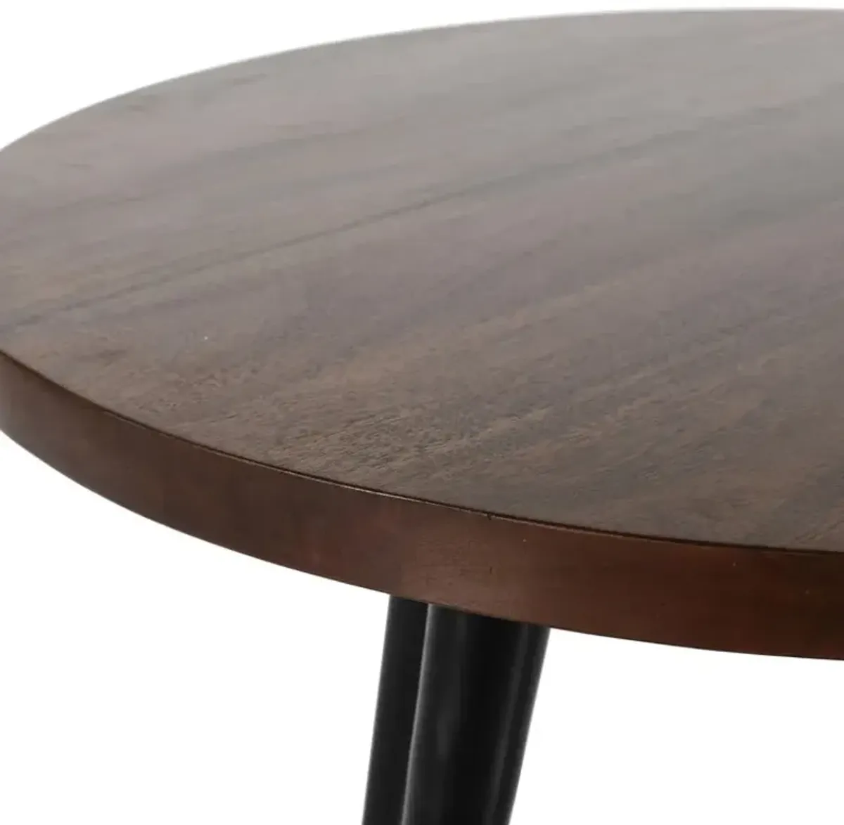 Prelude Walnut Round Cocktail Table