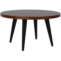 Prelude Walnut Round Cocktail Table