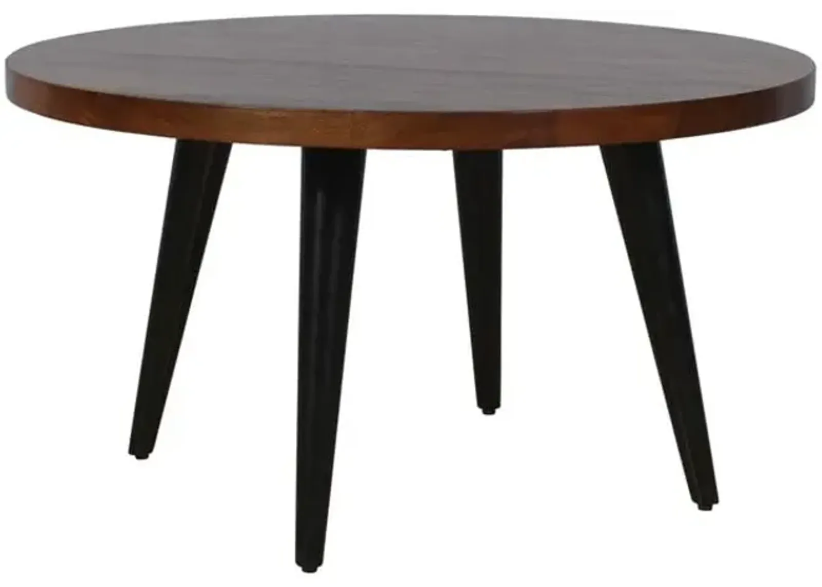 Prelude Walnut Round Cocktail Table