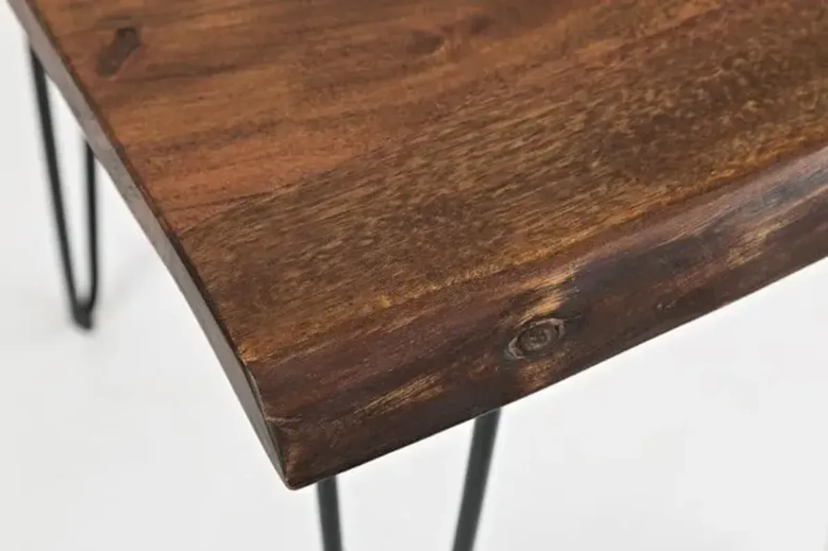 Live Edge Chestnut Chairside Table