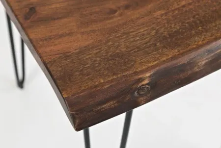 Live Edge Chestnut Chairside Table