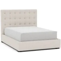 Abby Full Upholstered Bed in Beige / Merit Dove