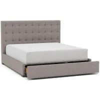Abby King Upholstered Storage Bed in Tech Oak