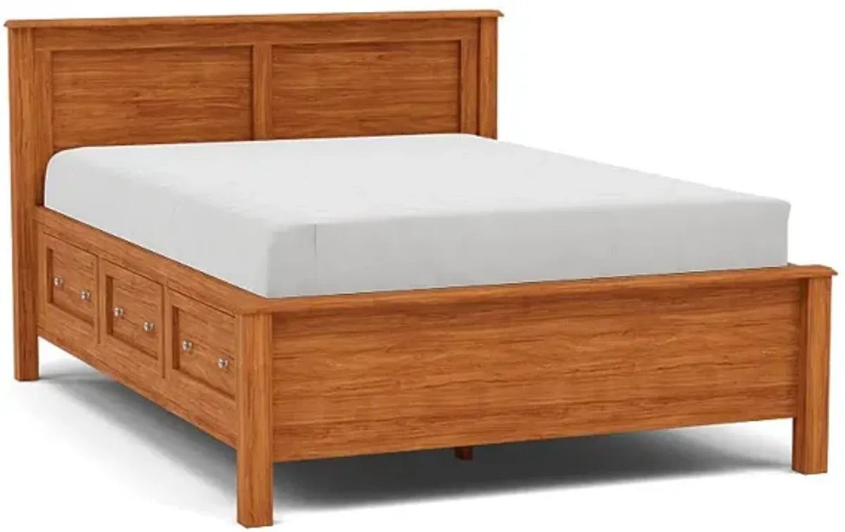 Witmer Taylor J Queen Storage Bed with 45" Headboard in Finish 38