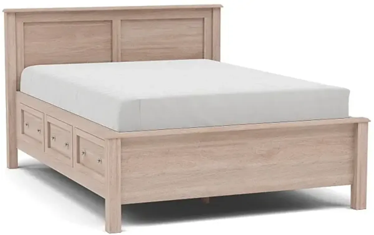 Witmer Taylor J Queen Storage Bed with 45" Headboard in Finish 39