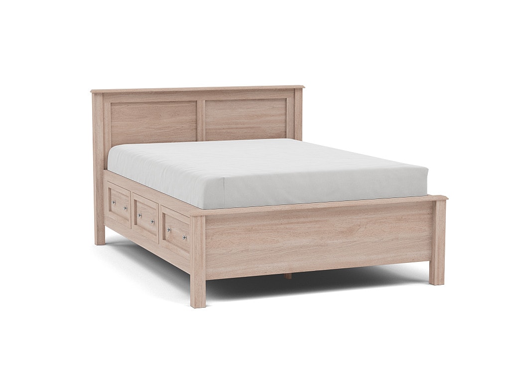 Witmer Taylor J Queen Storage Bed with 45" Headboard in Finish 39