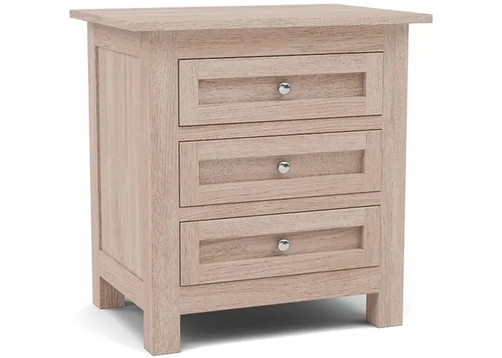 Witmer Taylor J Three Drawer Nightstand in Finish 39