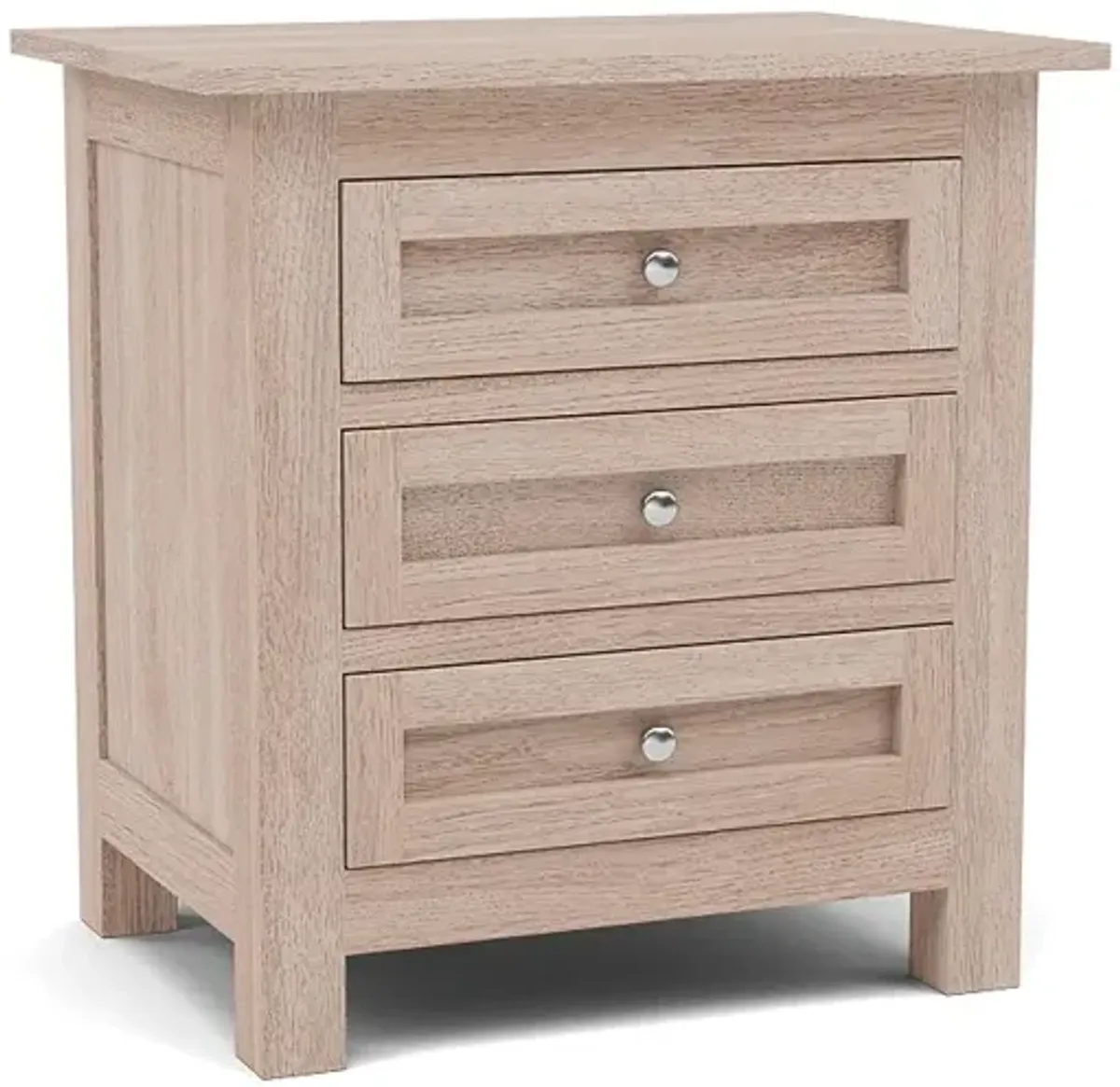 Witmer Taylor J Three Drawer Nightstand in Finish 39