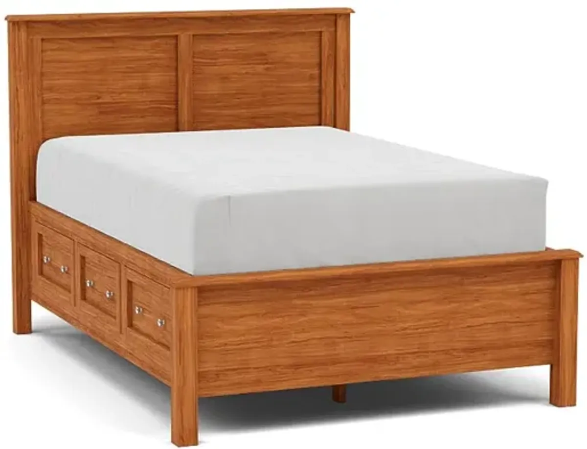 Witmer Taylor J Full Storage Bed with 52" Headboard in Finish 38