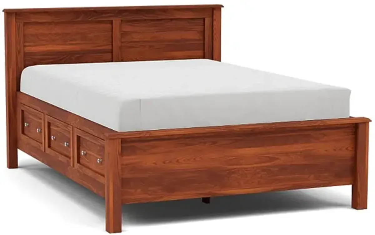 Witmer Taylor J Queen Storage Bed with 45" Headboard in Finish 80