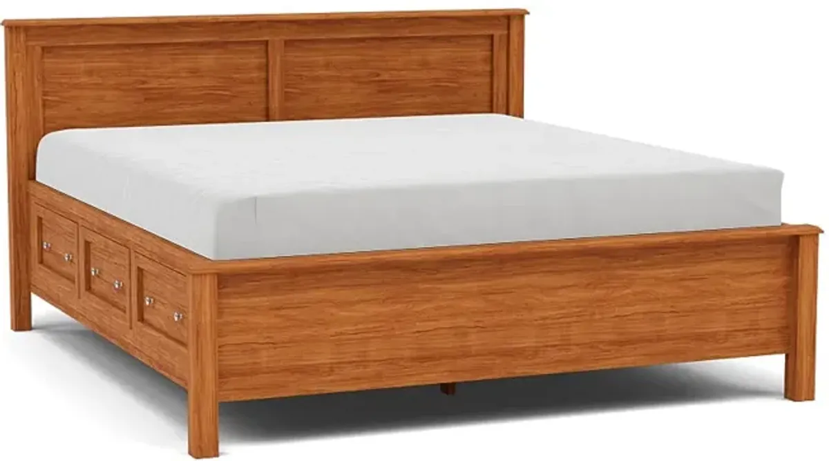 Witmer Taylor J King Storage Bed with 45" Headboard in Finish 38