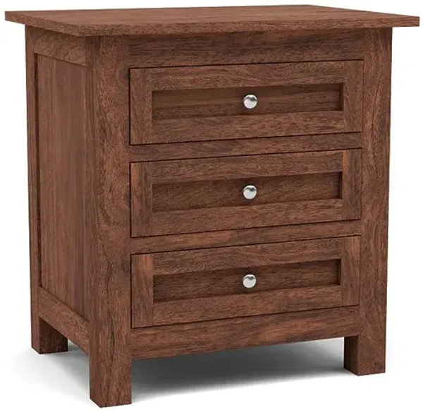 Witmer Taylor J Three Drawer Nightstand in Finish 23