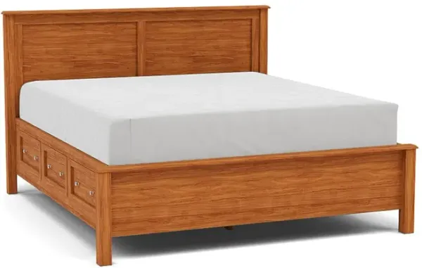 Witmer Taylor J King Storage Bed with 52" Headboard in Finish 38