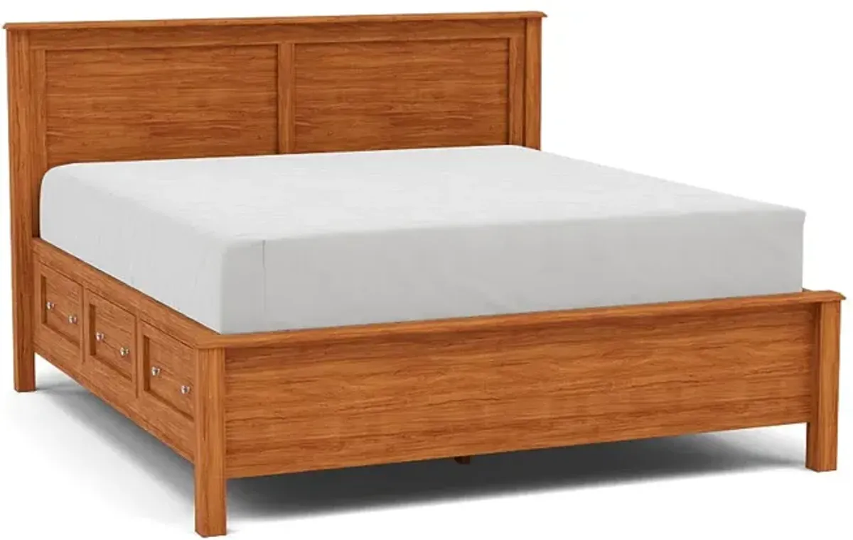 Witmer Taylor J King Storage Bed with 52" Headboard in Finish 38