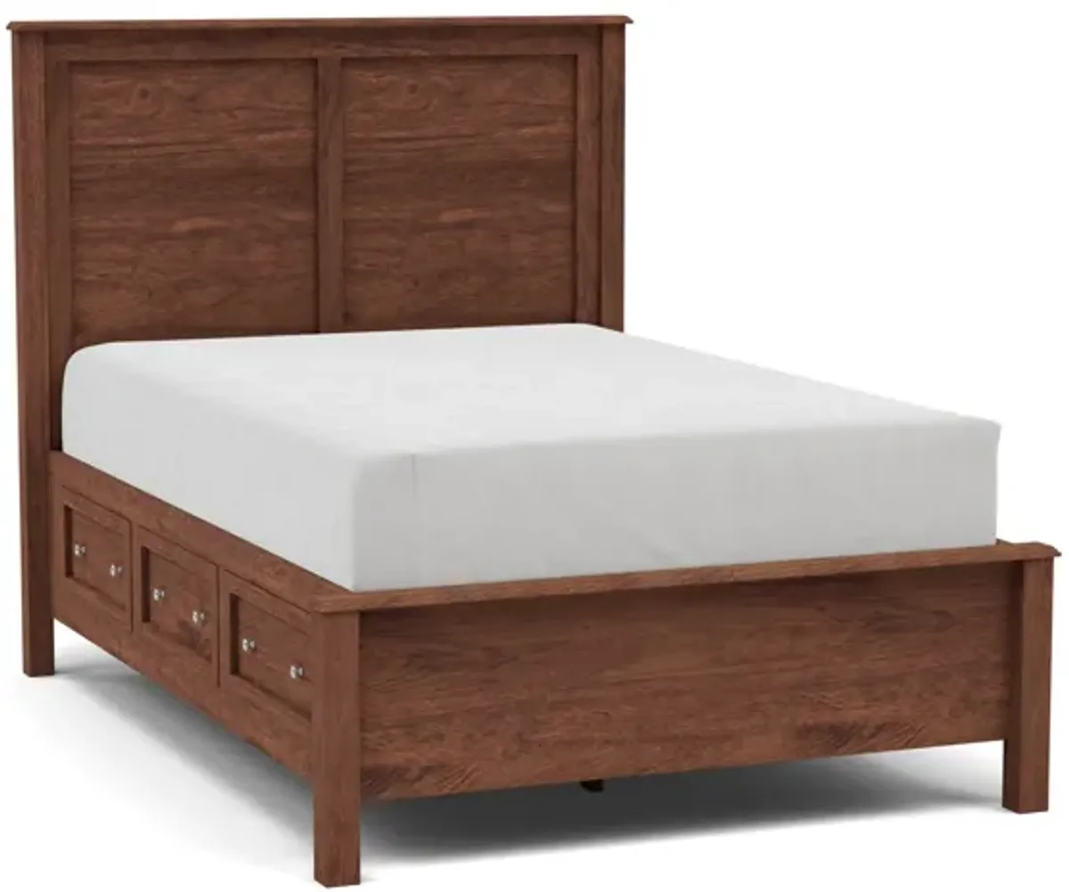 Witmer Taylor J Queen Storage Bed with 52" Headboard in Finish 23