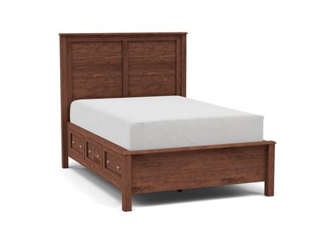 Witmer Taylor J Queen Storage Bed with 52" Headboard in Finish 23