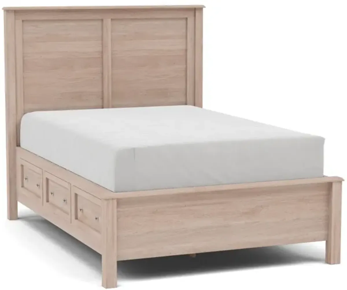 Witmer Taylor J Queen Storage Bed with 52" Headboard in Finish 39