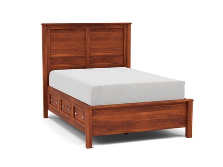 Witmer Taylor J Queen Storage Bed with 52" Headboard in Finish 80