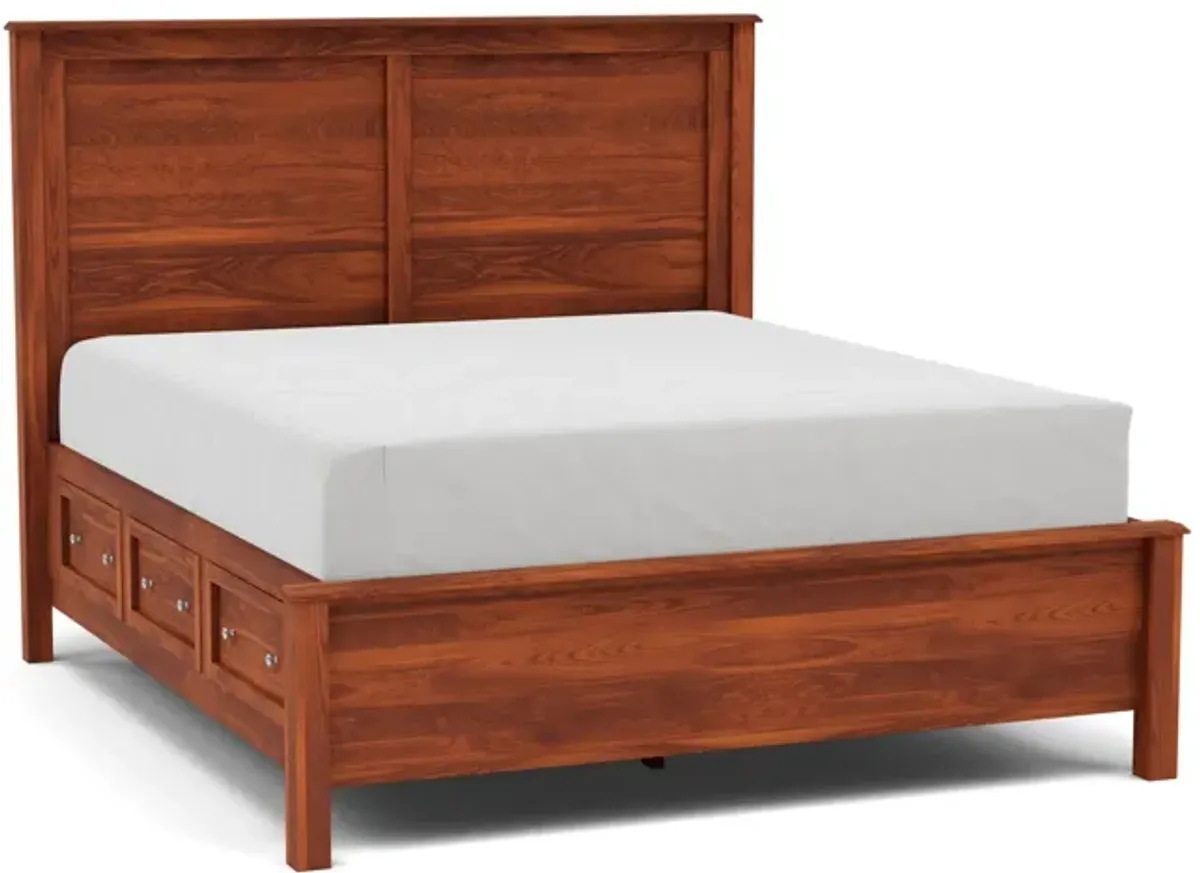 Witmer Taylor J King Storage Bed with 52" Headboard in Finish 80