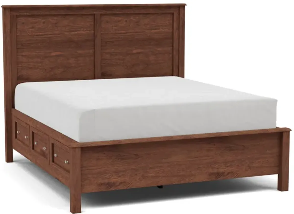 Witmer Taylor J King Storage Bed with 52" Headboard in Finish 23