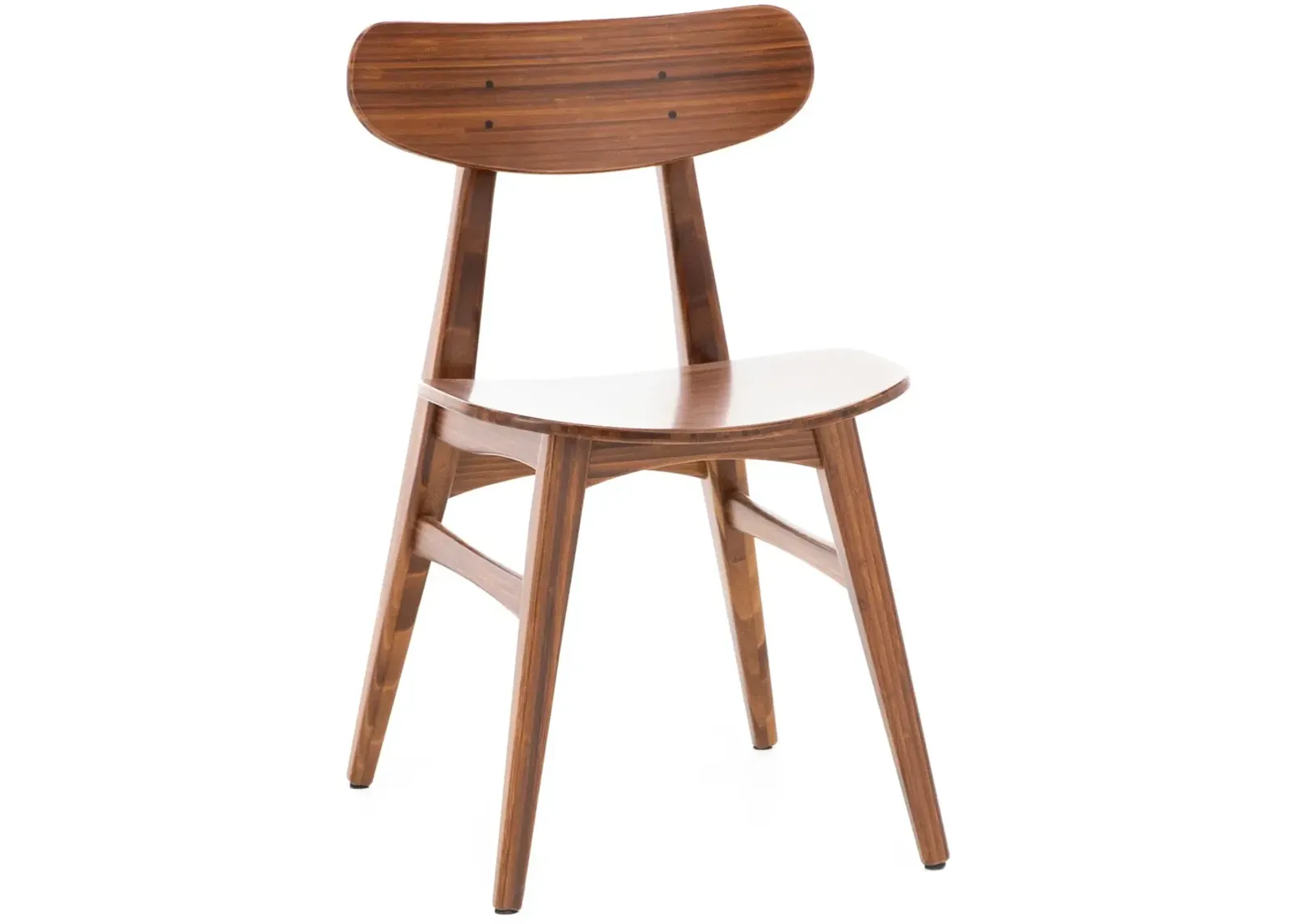 Bamboo Nala Side Chair With Wood Seat