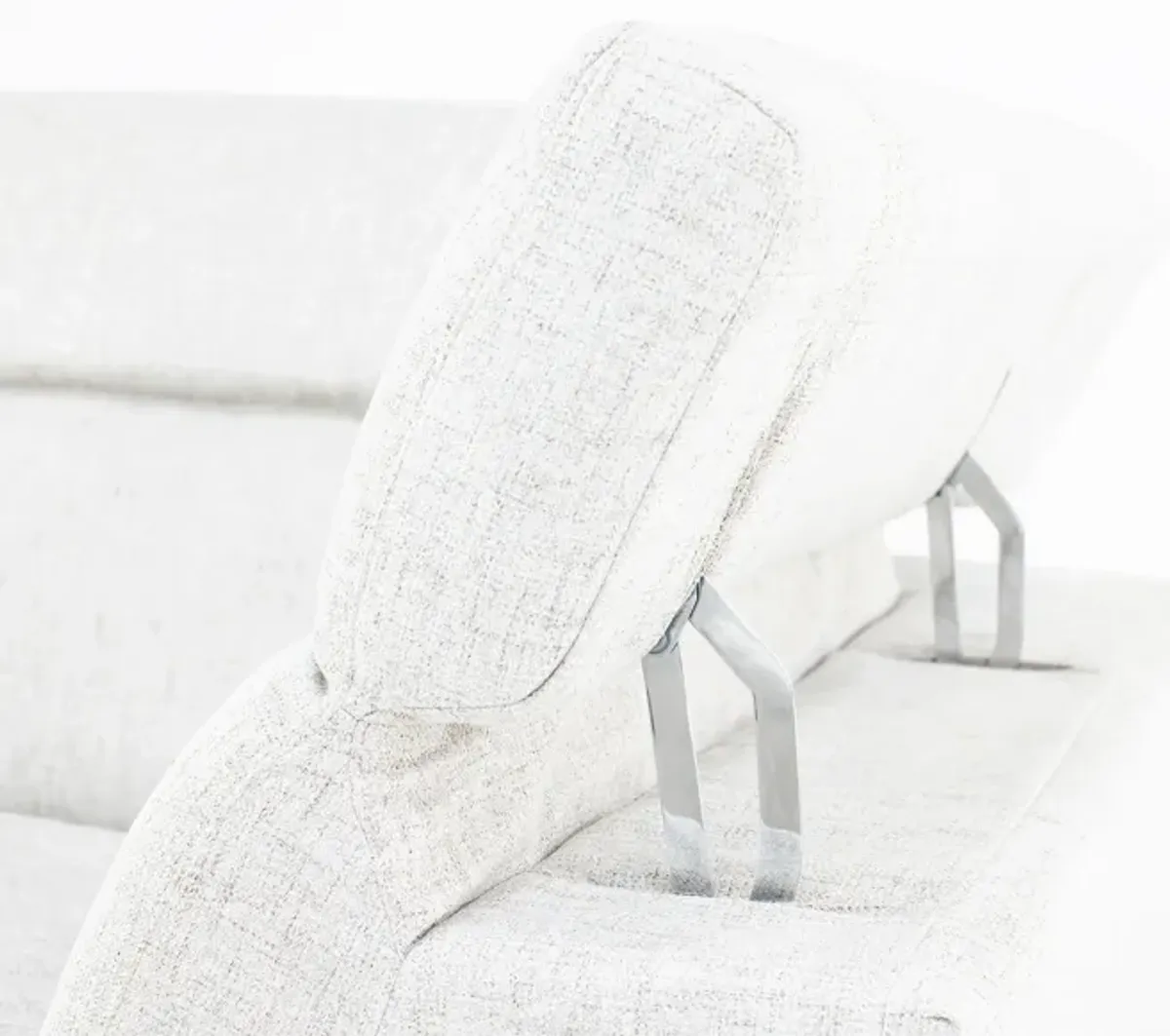 Isabella 5-Pc. Power Headrest Reclining Modular In Greige With 2 Reclining Seats