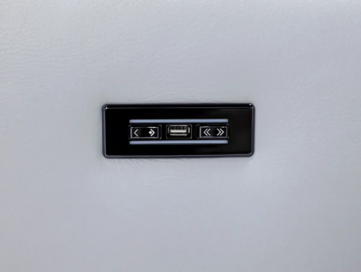 Matteo 5-Pc. Leather Power Headrest Reclining Modular