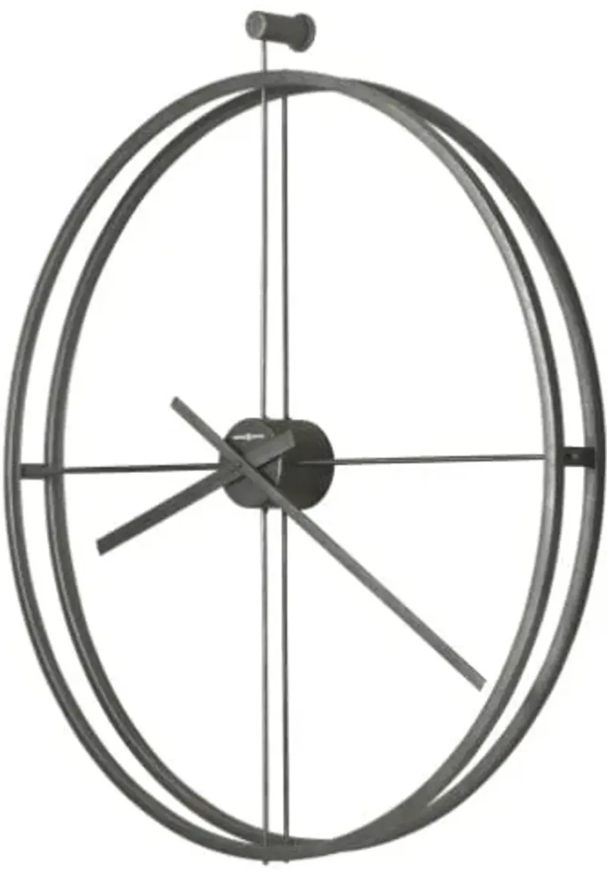 Howard Miller Charcoal Metal Wall Clock 37" Round