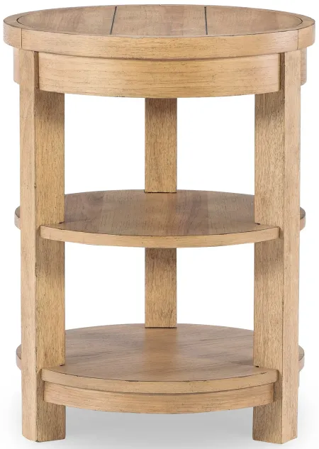 Traditions Hickory Round Chairside Table