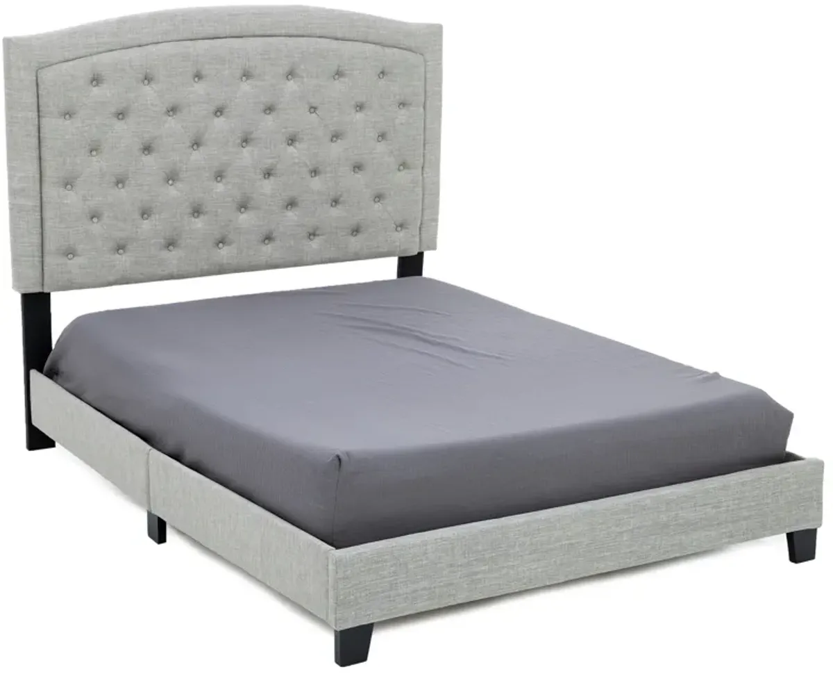 Justine King Upholstered Bed