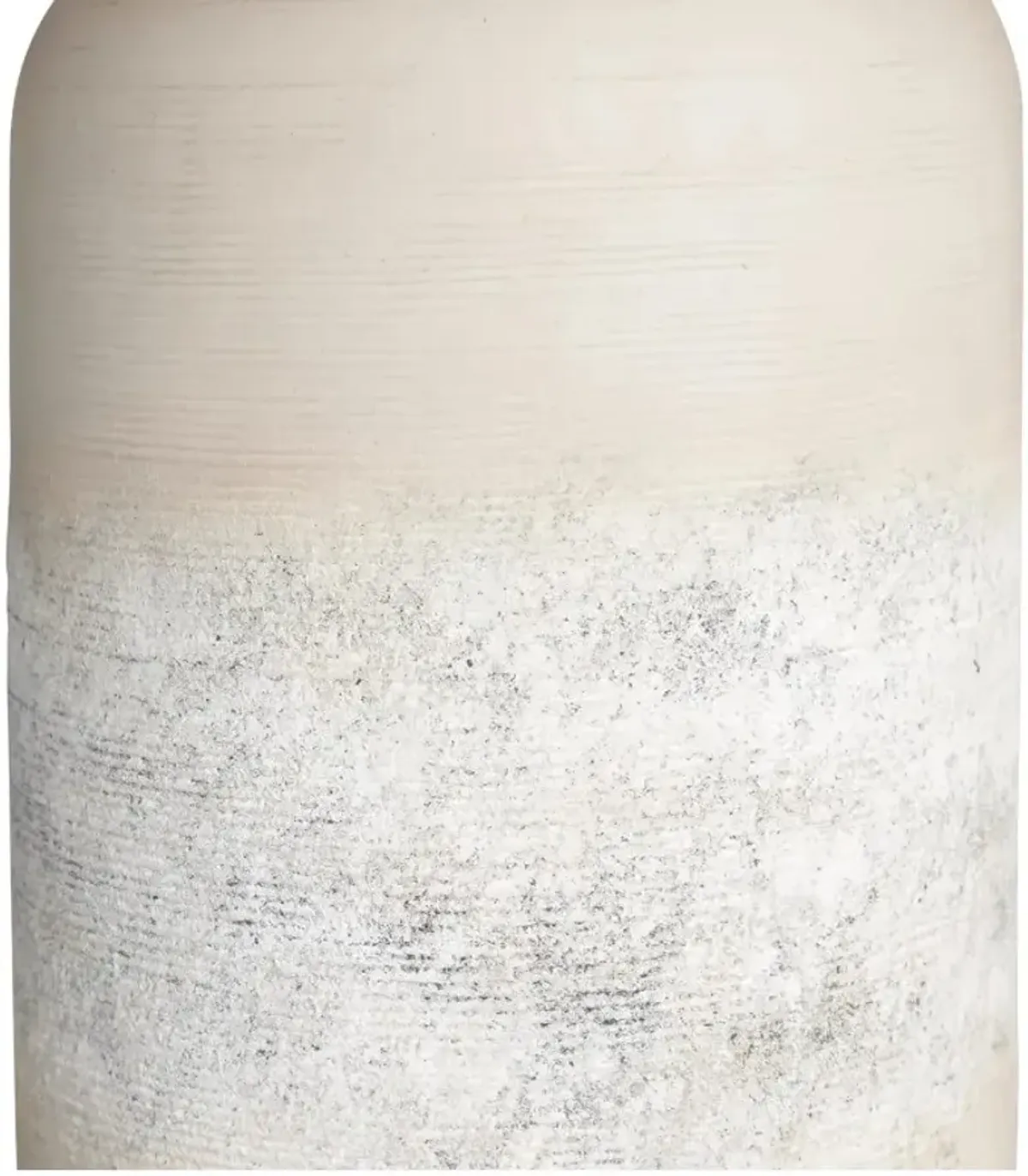 Two Tone Cream Ceramic Table Lamp 28.75"H