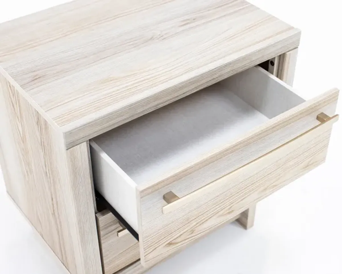 Dante Two Drawer Nightstand