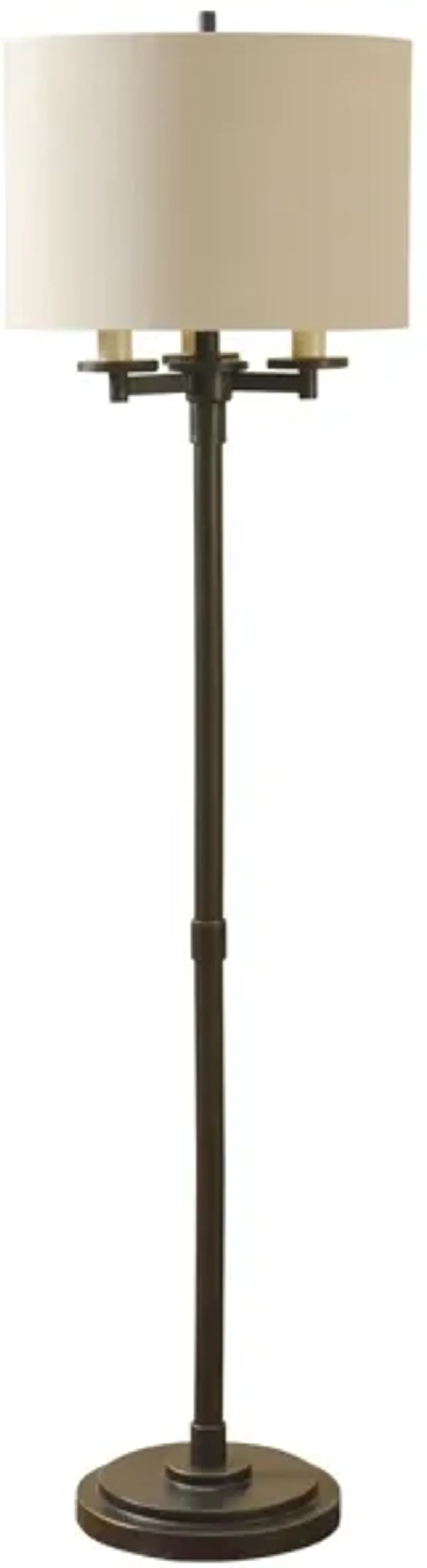 Bronze Finish Floor Lamp 65.5"H