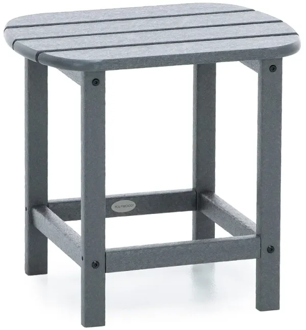 South Beach Slate Grey 18" Side Table