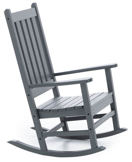 Vineyard Porch Slate Grey Rocking Chair