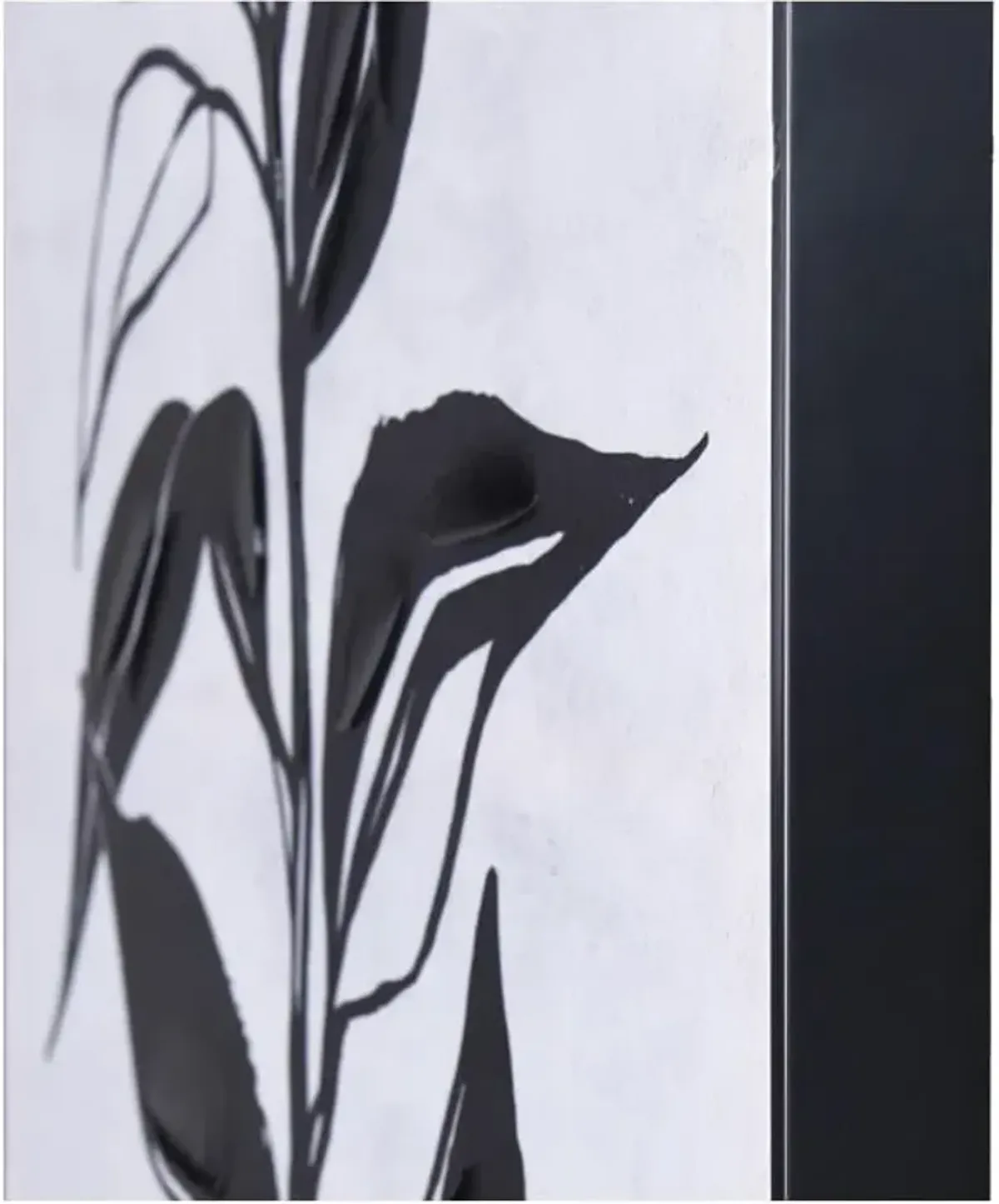 Charcoal Botanical II Framed Canvas Art 24"W x 35"H