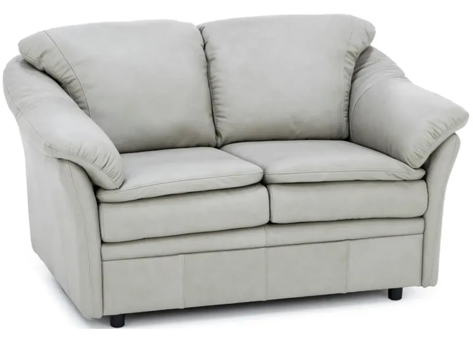 Garden District Leather Loveseat