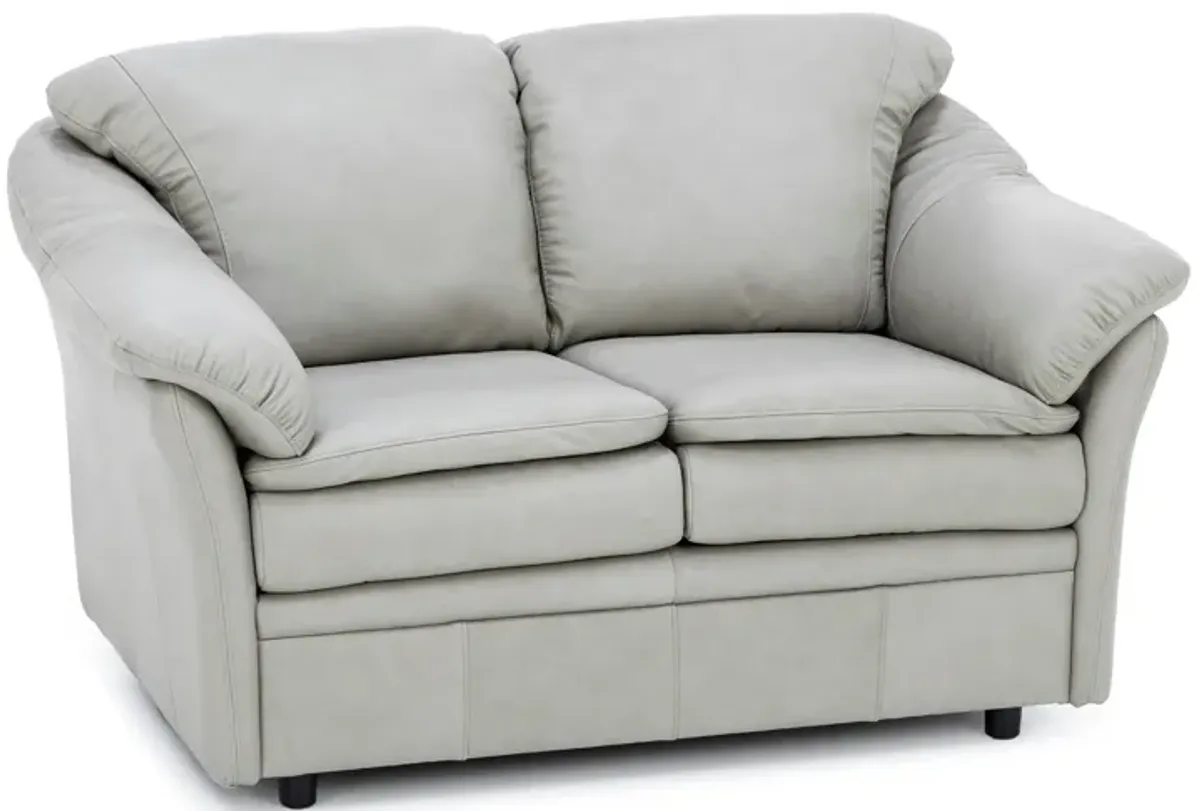 Garden District Leather Loveseat