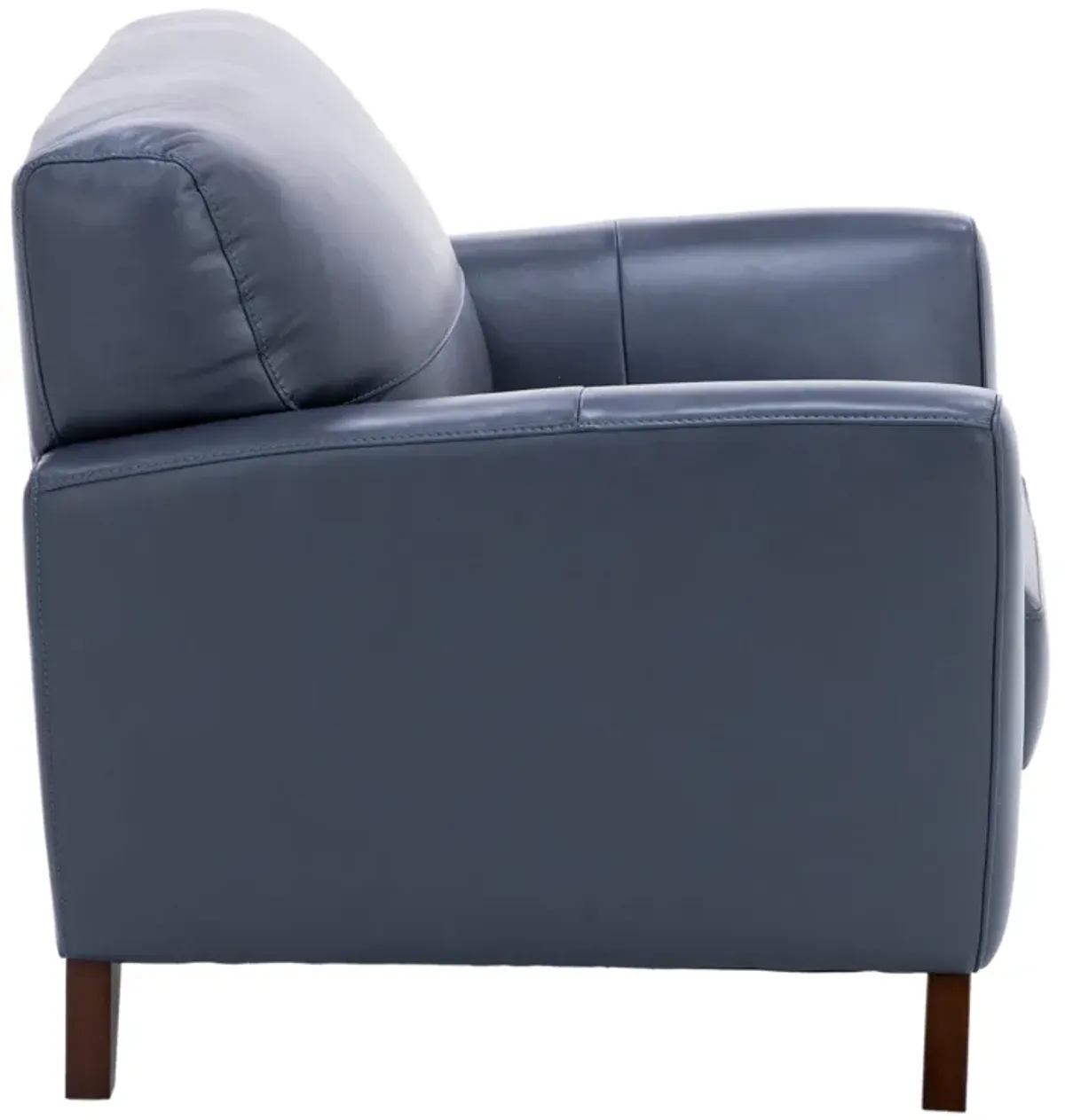 Paloma Leather Chair in Indigo