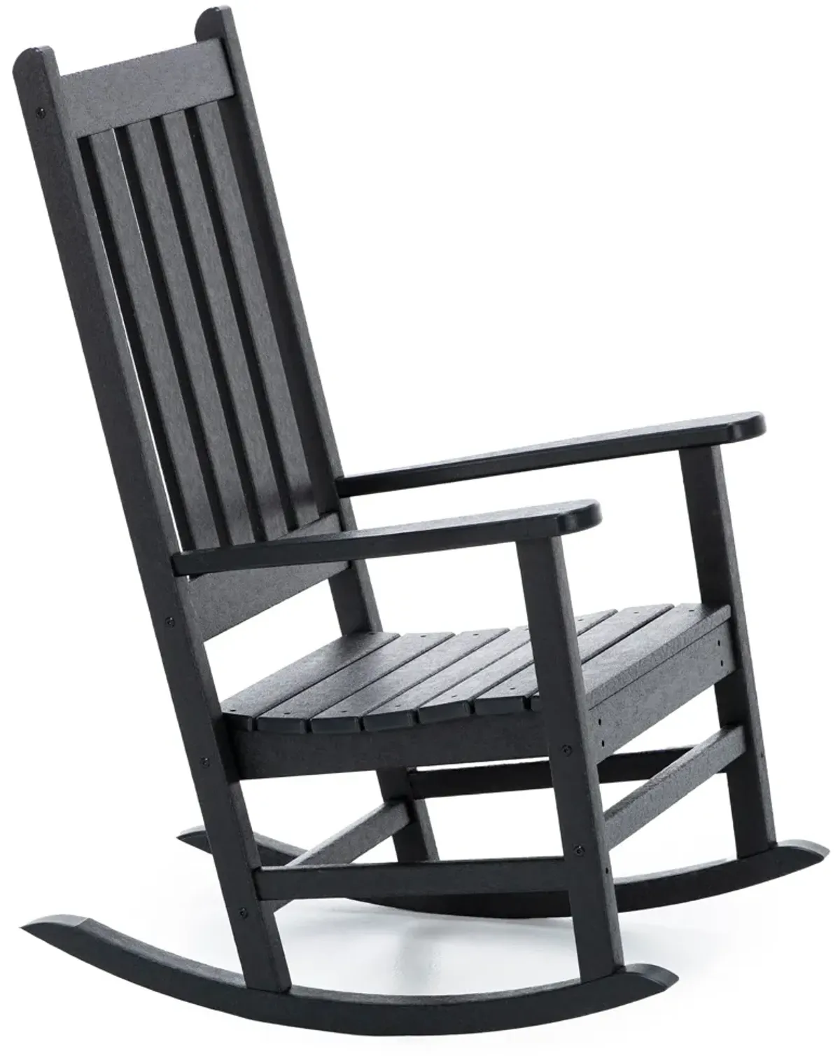 Vineyard Porch Black Rocking Chair