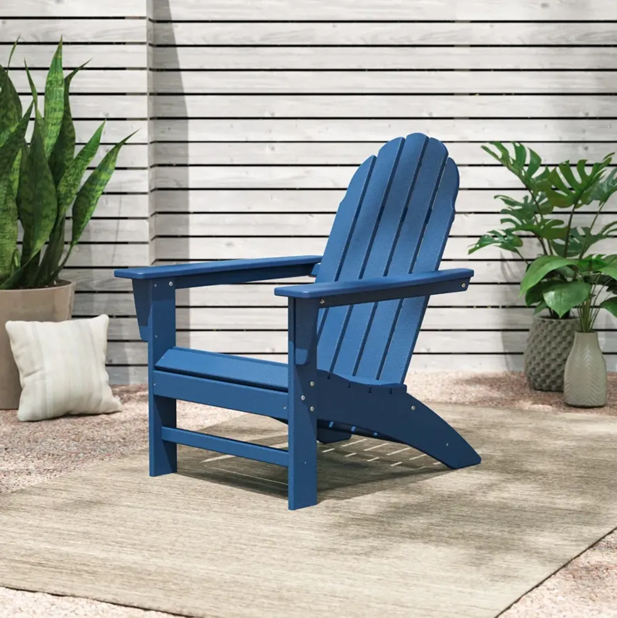 Navy Vineyard Adirondack Chair