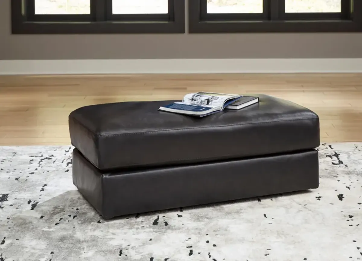 Starling Leather Oversized Ottoman