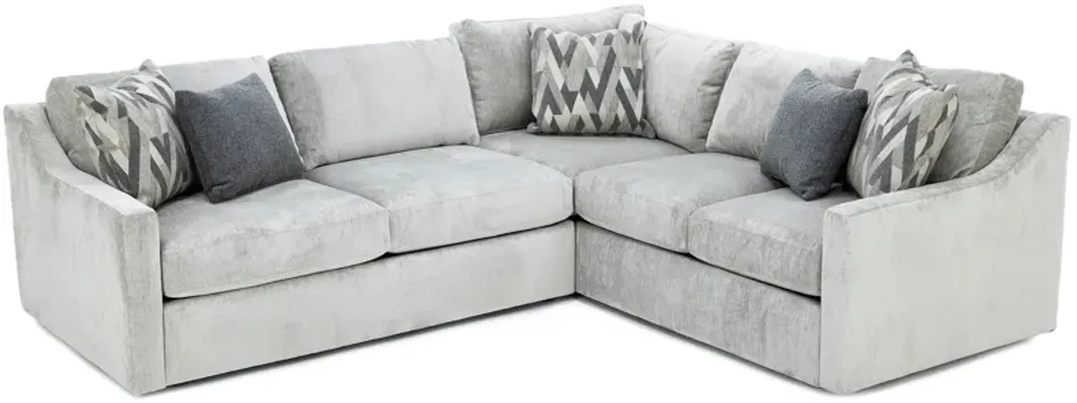 Dawn 2-Pc. Sectional In Fog In Right-Facing