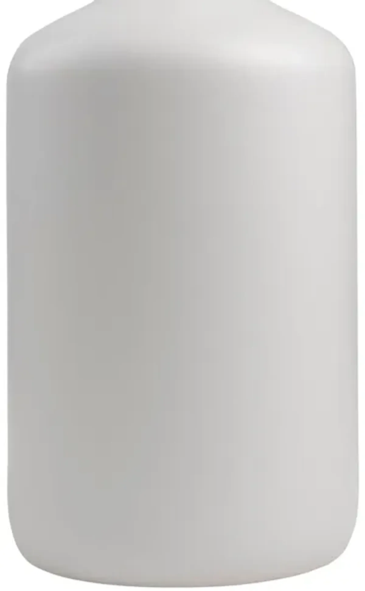White Matte Ceramic Table Lamp 27"H