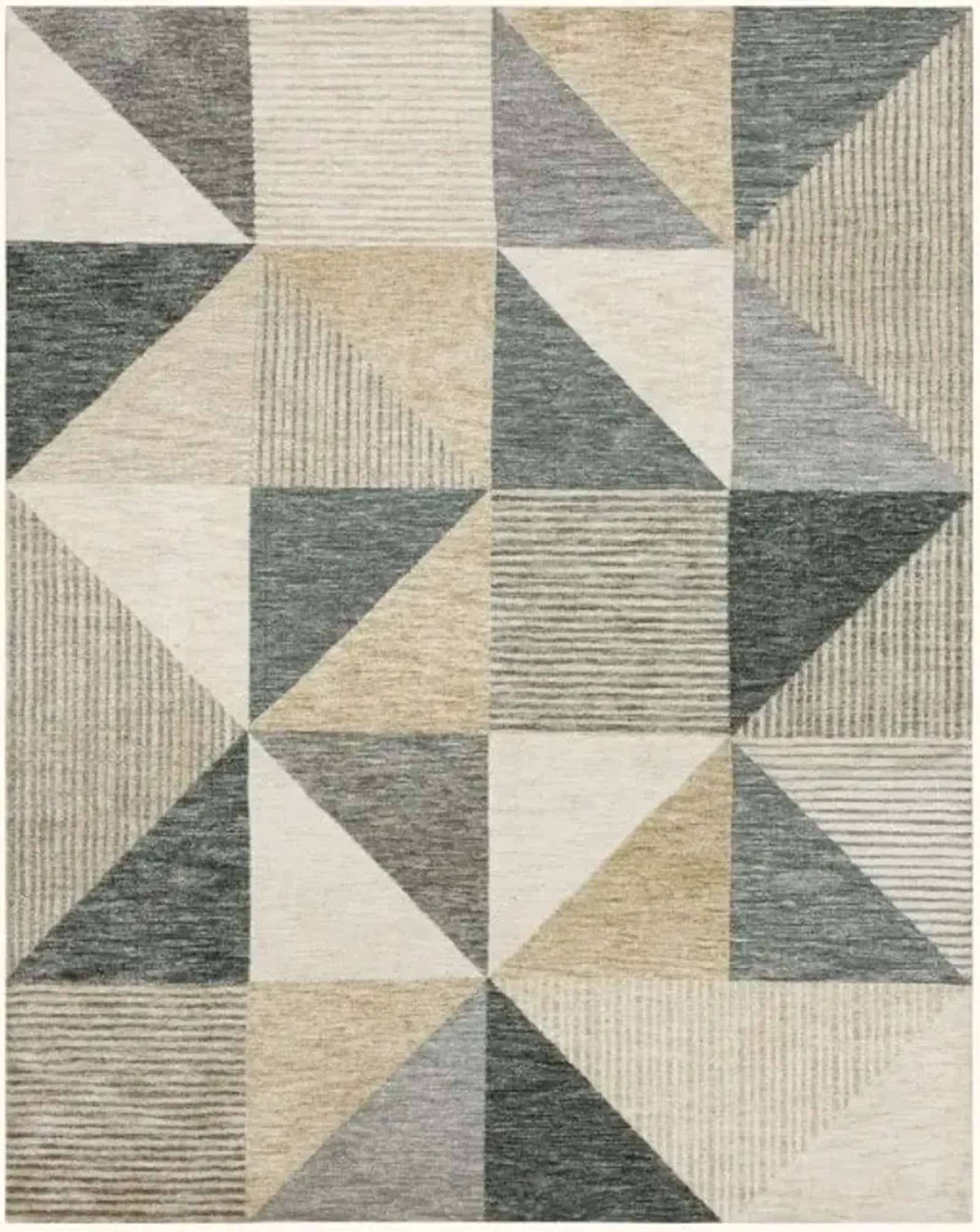 Bowen Tan Area Rug 5'3"W x 7'10"L