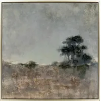 Moody Tree Framed Canvas 36"W x 36"H
