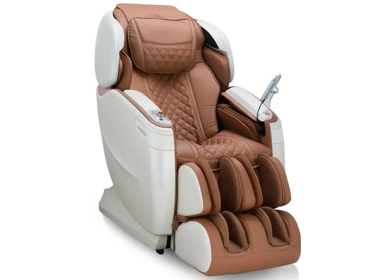 Qi Se Massage Chair in Cappuccino/Pearl White